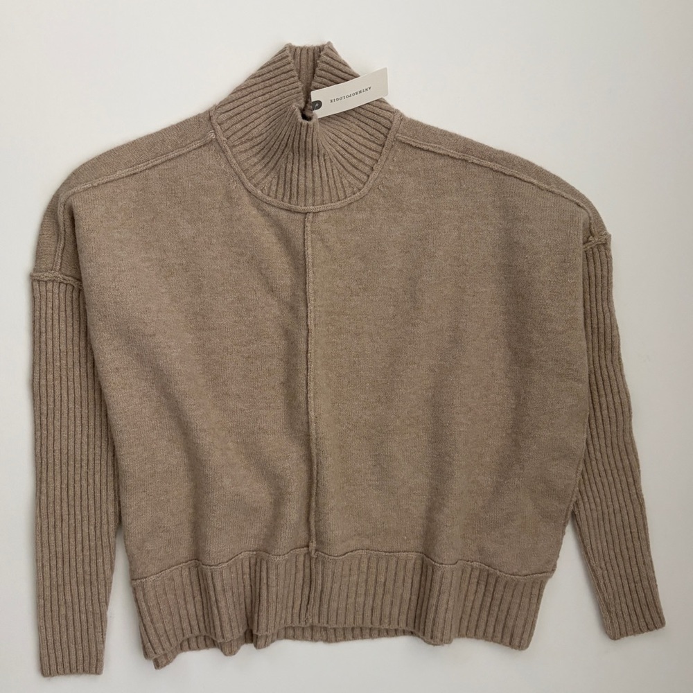 NWT The Gretchen Cozy Mock-Neck Sweater by Maeve XS - Picture 5 of 7